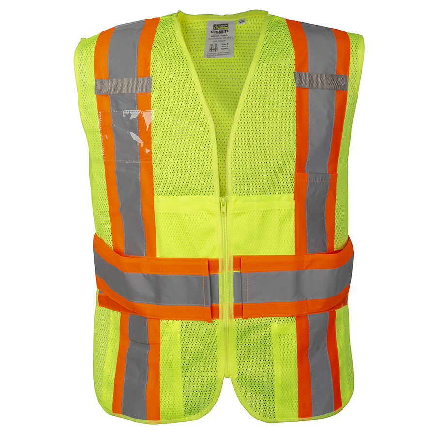 Safety Vest, Type R, Class 2, Expandable VS291P FJ Distributors