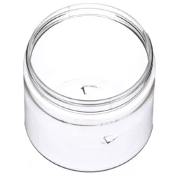 Alternative view of 16 oz Clear PET Plastic Straight Sided Jar 89-400 Neck Finish 35 CASE