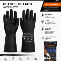 Alternative view of Guantes de Látex Truper GU-323 – Uso Industrial
