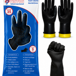 Guantes Industriales de Látex Triton® Calibre 35 – Talla 9