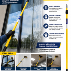Alternative view of Extension Pole de Fiberglass con Rosca Universal 6-12ft
